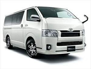 ハイエース 200系 4型(2013.11〜) 標準ボディ TRD フロントフードエクステンション 素地(サフェーサー仕上げ)