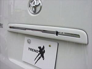 ハイエース 200系 リアゲートガーニッシュ 塗装済 ブラックマイカ (209)