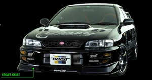 インプレッサ GC8 WRX フロントスカート Ver.5〜(1998/9-2000/7)用 塗装済み