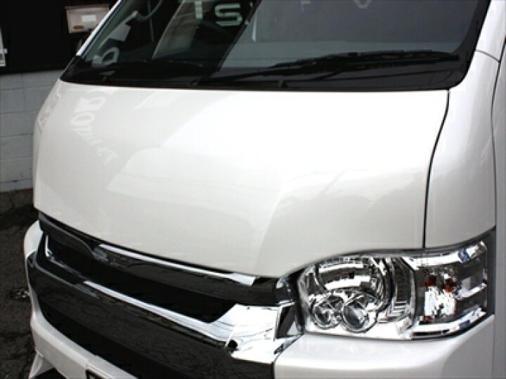 42-1244☆新車外し☆200 ハイエース ワイド ボンネット☆53301-26090 