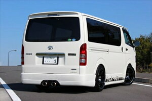 ハイエース 200系 標準ボディ リアウィング Ver 1 FRP製 塗装済み