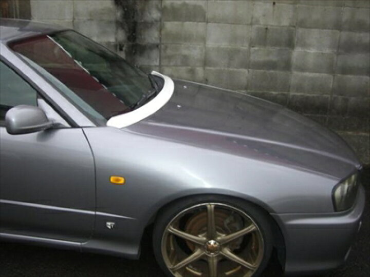 楽天市場】スカイライン GT-R R34 ボンネットスポイラー FRP : Autostyle