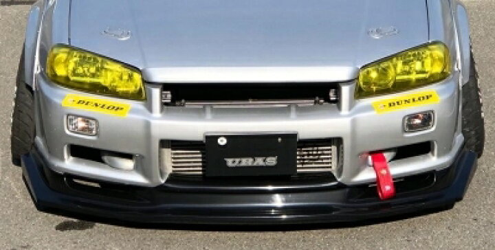 楽天市場】R34 スカイライン ヘッドライトカバー ライトイエロー 