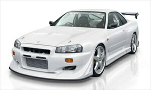 スカイライン GT-R R34 VS-GT フロントバンパー 塗装取付込