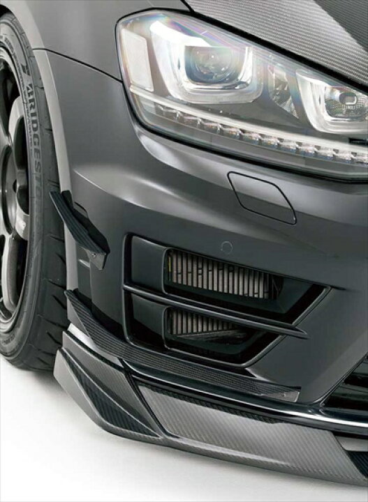 楽天市場】VW GOLF 7 R ノーマルバンパー用ダブルカナード : Autostyle