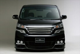 ヴェルファイア ANH/GGH 20/25(H20.5〜H23.11) Sports Line Black Bison Edition FRONT BUMPER SPOILER LED version 塗装取付込