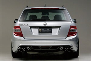 Mercedes Benz C-class W204 Stationwagon (08`11y) Sports Line Black Bison Edition REAR BUMPER SPOILER hς