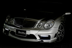 E-class W211 Sports Line Black Bison Edition `06y/ 07y` FRONT BUMPER SPOILER LED version