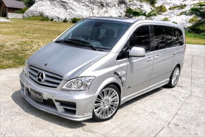 MERCEDES BENZ V-CLASS W639 Sports Line Black Bison Edition For ~�f11y (�f12y LOOK �ϐgKIT) SIDE STEP LONG�p �h���ς�