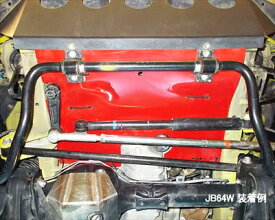 JB64W ジムニー エンジンスプラッシュガード レッド