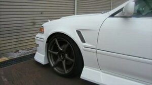 マーク2 JZX100 SHADOW ワイドフェンダー 塗装取付込