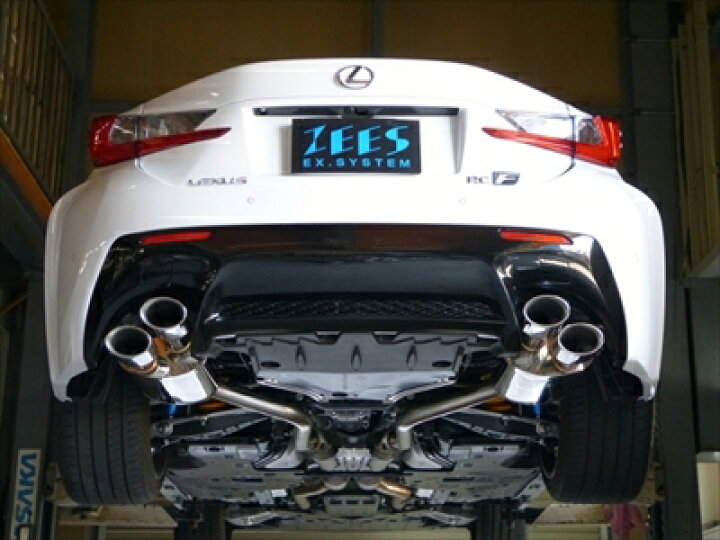 楽天市場】LEXUS RC F 前期 ジースマフラー 可変バルブ無し 120×80φ 