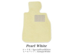 TZSH35 AZSH35 クラウン クロスオーバー ZEROスペシャルバージョン フロアマット ヒールパットあり/パールホワイト