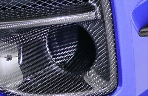 WRX STI VAB アプライドD- エアダムスタイリミット エアダクトホースアタッチメント カーボン製 クリア塗装済み