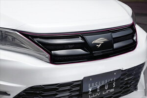 ハリアー 60系 後期 LUV LINE フロントグリル フロントカメラ付き車用 FRP製 塗装取付込