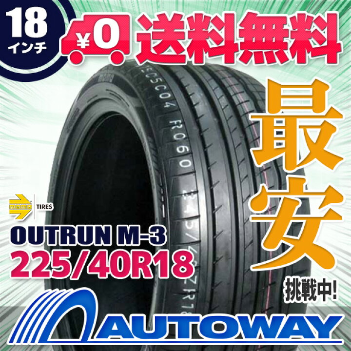 楽天市場】【P最大36.5倍！】【取付対象】MOMO Tires モモ OUTRUN M-3 