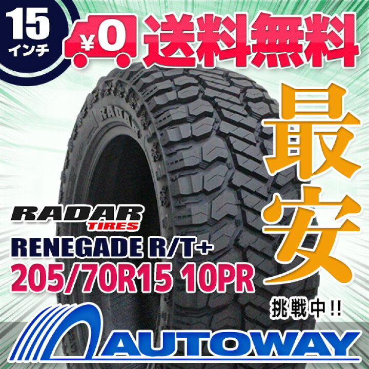 楽天市場】【P10倍！3/20】【取付対象】Radar レーダー RENEGADE R/T+ 