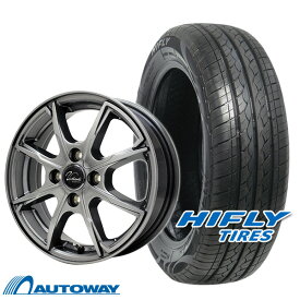 【取付対象】135/80R13 サマータイヤ タイヤホイールセット Verthandi PW-S8 13x4 +45 100x4 METALLIC GRAY + HF201 【送料無料】 (135/80/13 135-80-13 135/80-13) 夏タイヤ 13インチ 4本セット