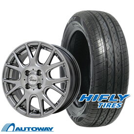 【P10倍！4/20限定】【取付対象】155/70R13 サマータイヤ タイヤホイールセット Verthandi YH-M7V 13x4 +43 100x4 METALLIC GRAY + HF201 【送料無料】 (155/70/13 155-70-13 155/70-13) 夏タイヤ 13インチ 4本セット