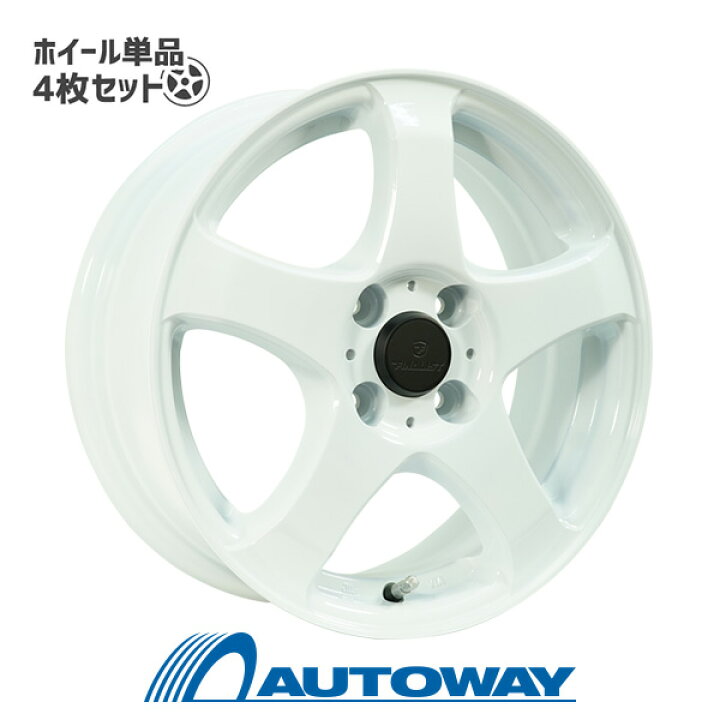 楽天市場】【4枚セット】 FINALIST FZ-S5 15x4.5 +43 100x4 WHT インチ 