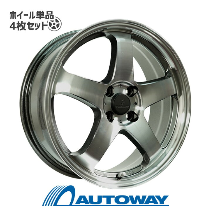 楽天市場】【4枚セット】 FINALIST FZ-S5 17x7.0 +45 100x4 DC インチ 