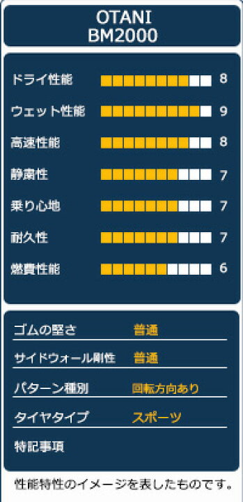 楽天市場】【P最大28倍！】OTANI オータニ BM2000 285/35R18 (285/35 