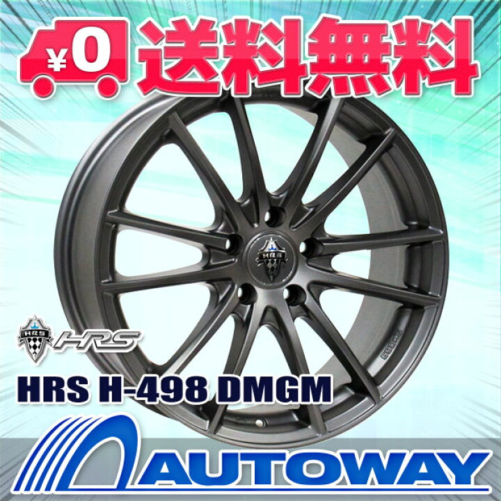 楽天市場】【4枚セット】 HRS H-498 17x7.0 +45 114.3x5 DMGM 【送料 