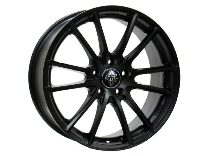 楽天市場】【4枚セット】 HRS H-498 18x8.0 +45 114.3x5 MATT BLACK 