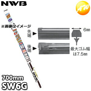 SW6G �ĔԁFGR83 ���C�p�[���o�[ �փS�� �O���t�@�C�g���C�p�[�p 700mm 6mm�� NWB �f���\�[���C�p�V�X�e���Y�i���{���C�p�u���[�h�j