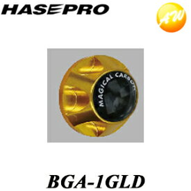 BGA-1GLD マジカルカーボン ナンバーボルトガーニッシュ（2ピース）ゴールド ハセプロ ナンバープレートの盗難防止 ゆうパケット発送 コンビニ受取不可