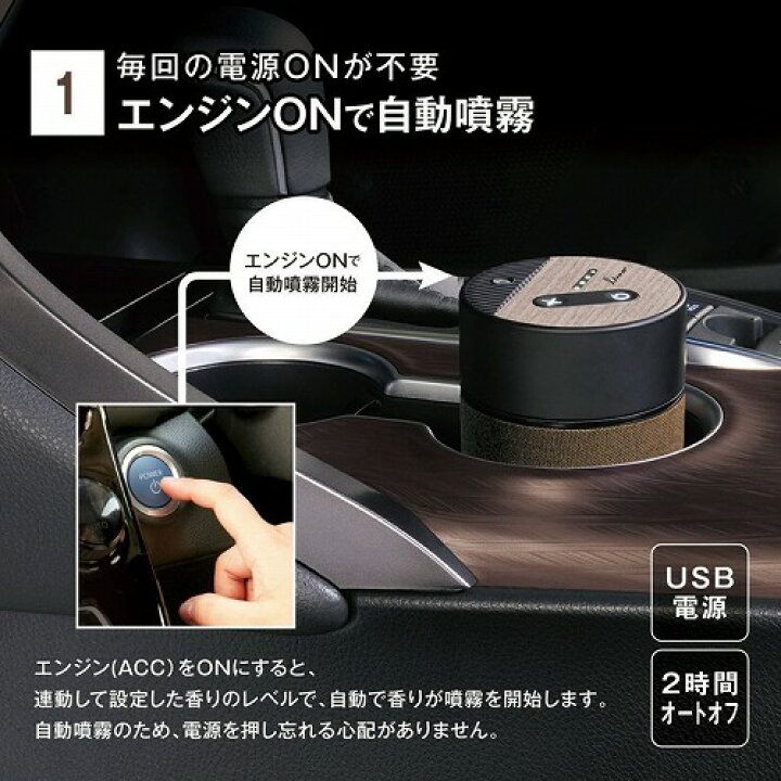 楽天市場】カーメイト【噴霧式フレグランスディフューザー2】無水 