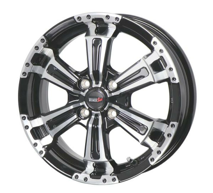 楽天市場】VENES SUV ブラックポリッシュ 5.0J-15 +45 4H 100 