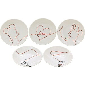 ディズニーキャラクター ラブイズ 小皿5枚揃 3307-02 内祝い お返し ギフトセット 出産内祝い 結婚内祝い 御祝 お供え 御供 お歳暮 御歳暮 七五三内祝 香典返し 粗供養 快気祝い 快気内祝い