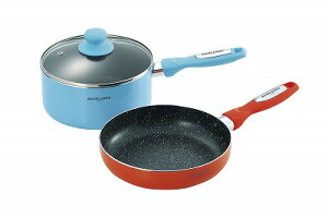 送料無料 送料込 マリ・クレール カラーズ アルミ片手鍋18cm&フライパン20cm MC-076R 内祝い お返し 出産内祝い 結婚内祝い 御祝 お歳暮 御歳暮 七五三内祝 香典返し 粗供養 お供え 御供 快気祝い