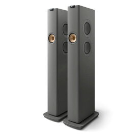 LS60 Wireless [TG:チタニウムグレー] KEF [ケーイーエフ] ワイヤレスHiFiスピーカー [ペア] KEF JAPAN正規仕入品