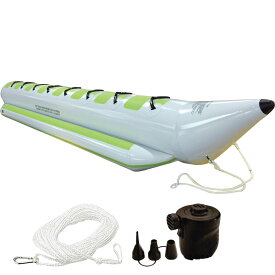 【10日はポイント5倍】バナナボート 8人乗り 3点セット HANT(ハント) ウォータースレッド バナナボート シングル