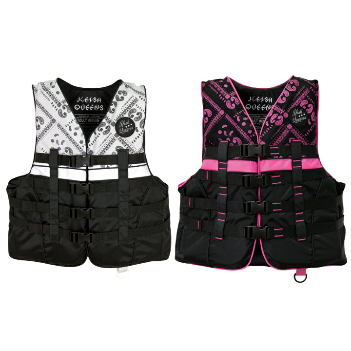 楽天市場 ライフジャケット レディース フローティングベスト マリンスポーツ ジェットスキー J Fish ジェイフィッシュ Queens ライフベスト アバコセレクション楽天市場店