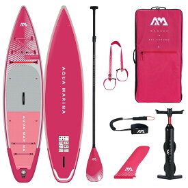 【10日ポイント+5倍】SUP スタンドアップパドルボード インフレータブル セット AQUA MARINA (アクアマリーナ) CORAL TOURING コーラルツーリング ラズベリー