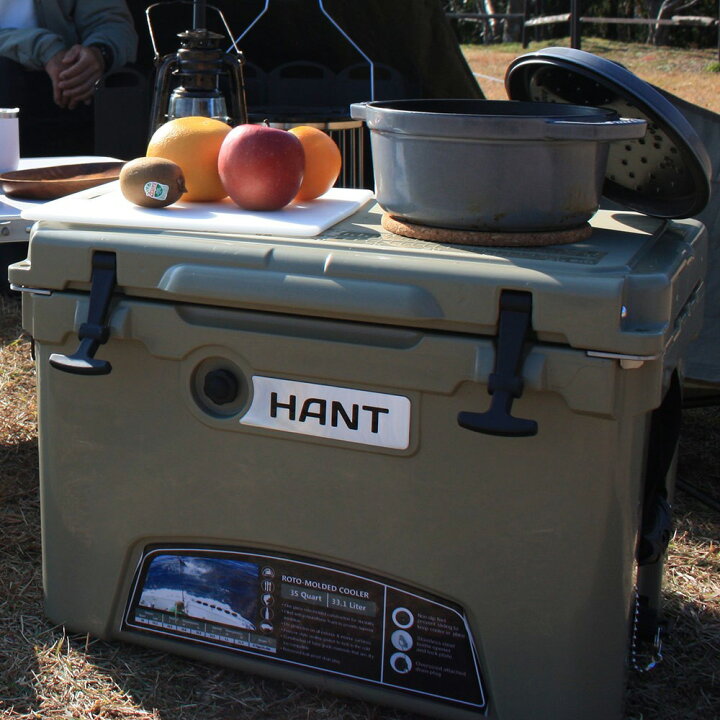 楽天市場】HANT(ハント) クーラーボックス 35QT(33L) : アバコ 