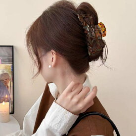 特大ヘアクリップ 大人可愛い 韓国風 ヘアアクセサリー