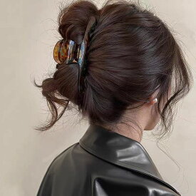 ブルーミックス マーブル柄 ヘアクリップ ヘアアクセサリー