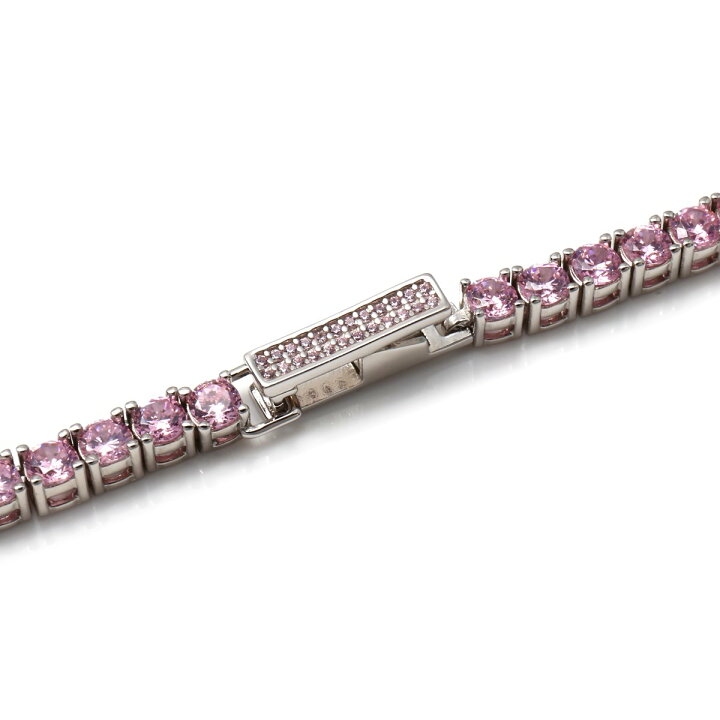楽天市場】シルバー テニスネックレス 幅3.5mm 38cm-45cm AHNL-D001 