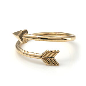 10K イエローゴールド リング 9号-13号 P03R-1836