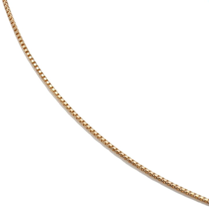 楽天市場】10K イエローゴールド ボックスネックレス 幅0.5mm 40cm ﾍﾞﾈ  