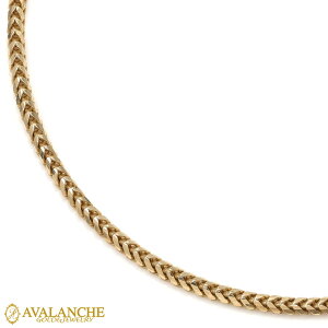 10K �C�G���[�S�[���h �t�����N�����l�b�N���X ��2.8mm 61cm Franco-080