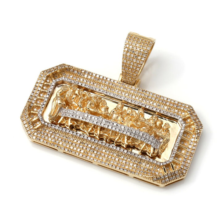 楽天市場】ダイヤモンド 10K イエローゴールド ペンダント A0829280-YG  