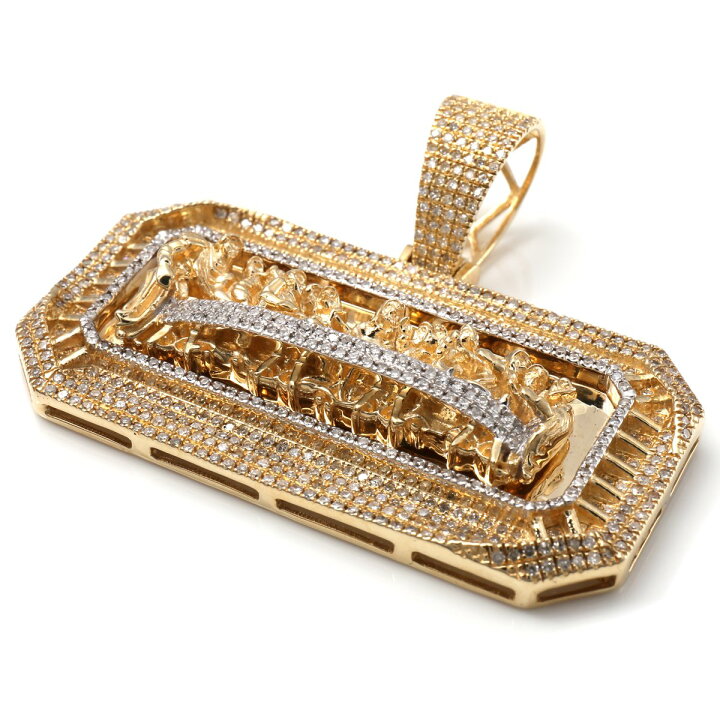 楽天市場】ダイヤモンド 10K イエローゴールド ペンダント A0829280-YG  