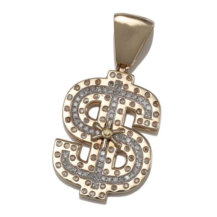 楽天市場】ダイヤモンド 10K イエローゴールド ペンダント P4364  