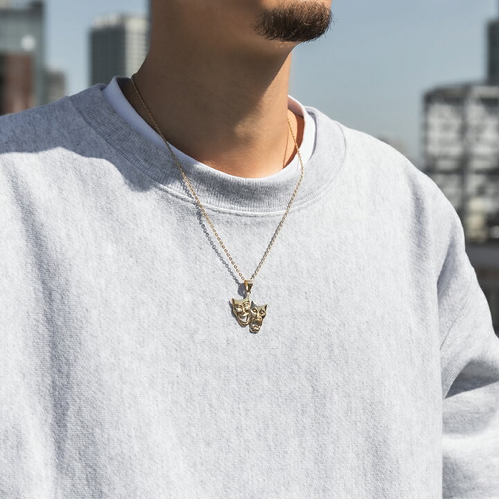 楽天市場】10K イエローゴールド ネックレス&ペンダント 45cm-50cm 3  
