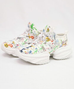 スカラー SCOLAR POP 総柄 厚底 サンダル スニーカー オフホワイト ブラック M L グッズ ポリウレタン クッション性 スポーティー おしゃれ かわいい 春 夏 カジュアル